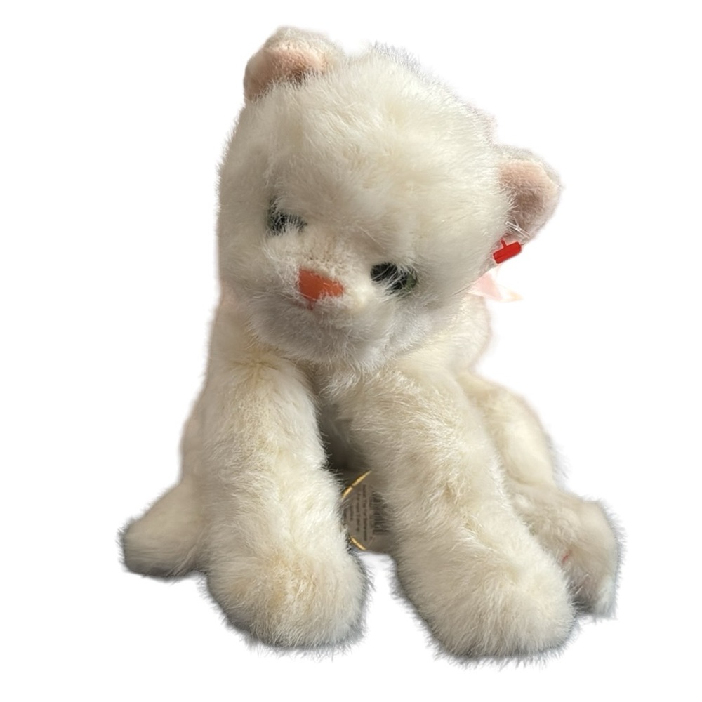 Ty Classic 10" Crystal Cat Beanie Buddies Plush Vintage 1996